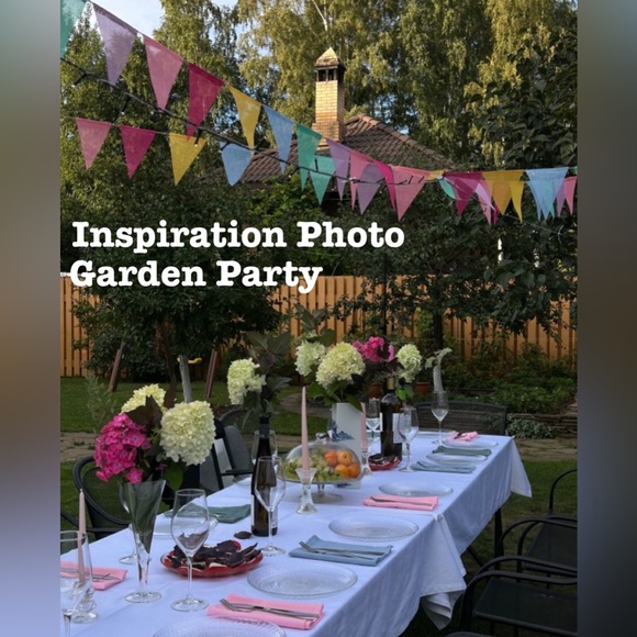 Handmade Mexican oilcloth bunting pennant flags banner - Picture 9 of 13